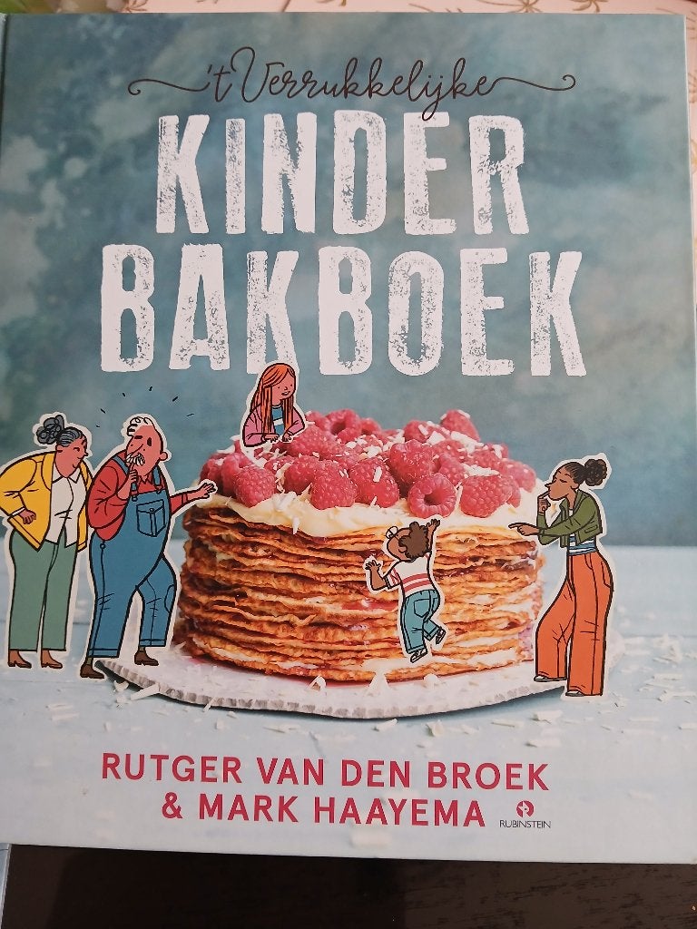 ' t Verrukkelijke Kinder Bakboek, Rutger van den Broek, Ophalen of Verzenden, Zo goed als nieuw, Nederland en België