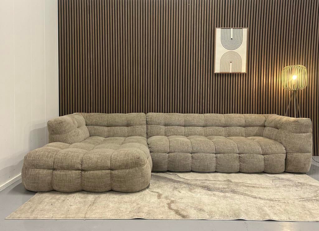 Fat Joe - Loods 5 - Hoekbank - Beige - Nette Staat, Ophalen of Verzenden, Zo goed als nieuw, 150 cm of meer, Vierpersoons of meer