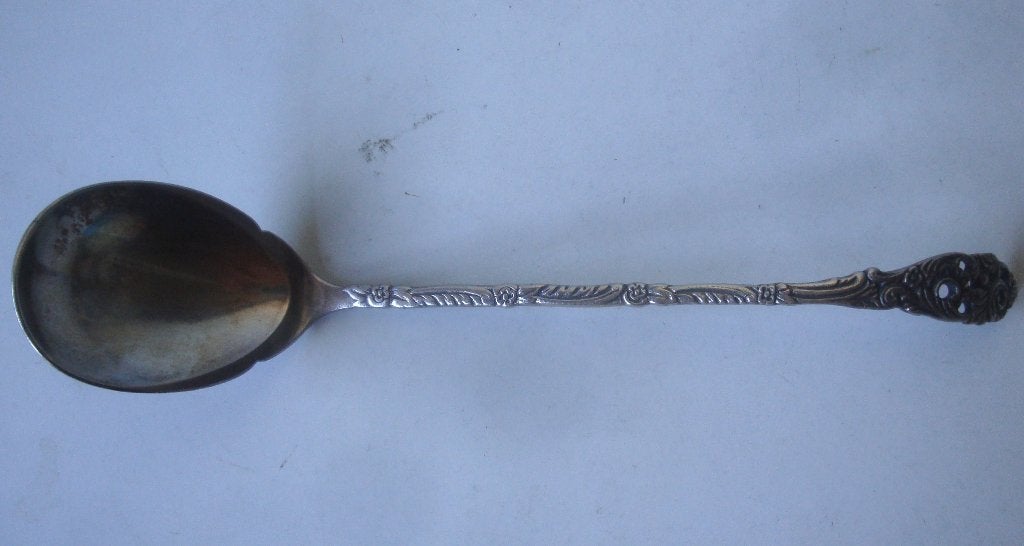 Gero verzilverde kromme lepel model 635 Oud Hollandsch, voor, Antiek en Kunst, Antiek | Bestek, Ophalen of Verzenden