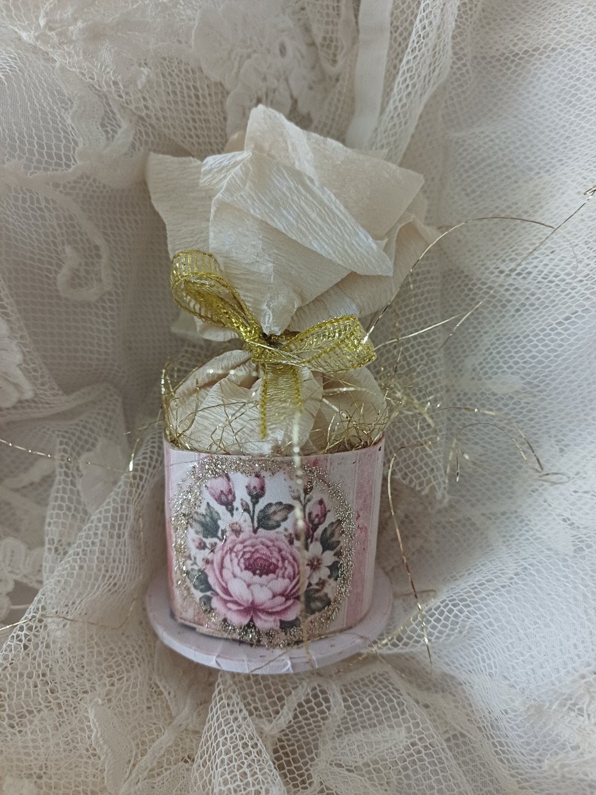 Handgemaakte candy containers,kerst, Ophalen of Verzenden