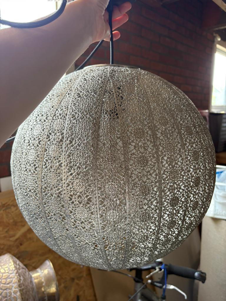 Hanglamp Aisha, Ophalen, Nieuw, Metaal, Minder dan 50 cm