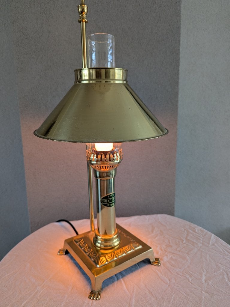 Orient Express lamp, Gebruikt, 55 cm, Sfeerlamp, Glas