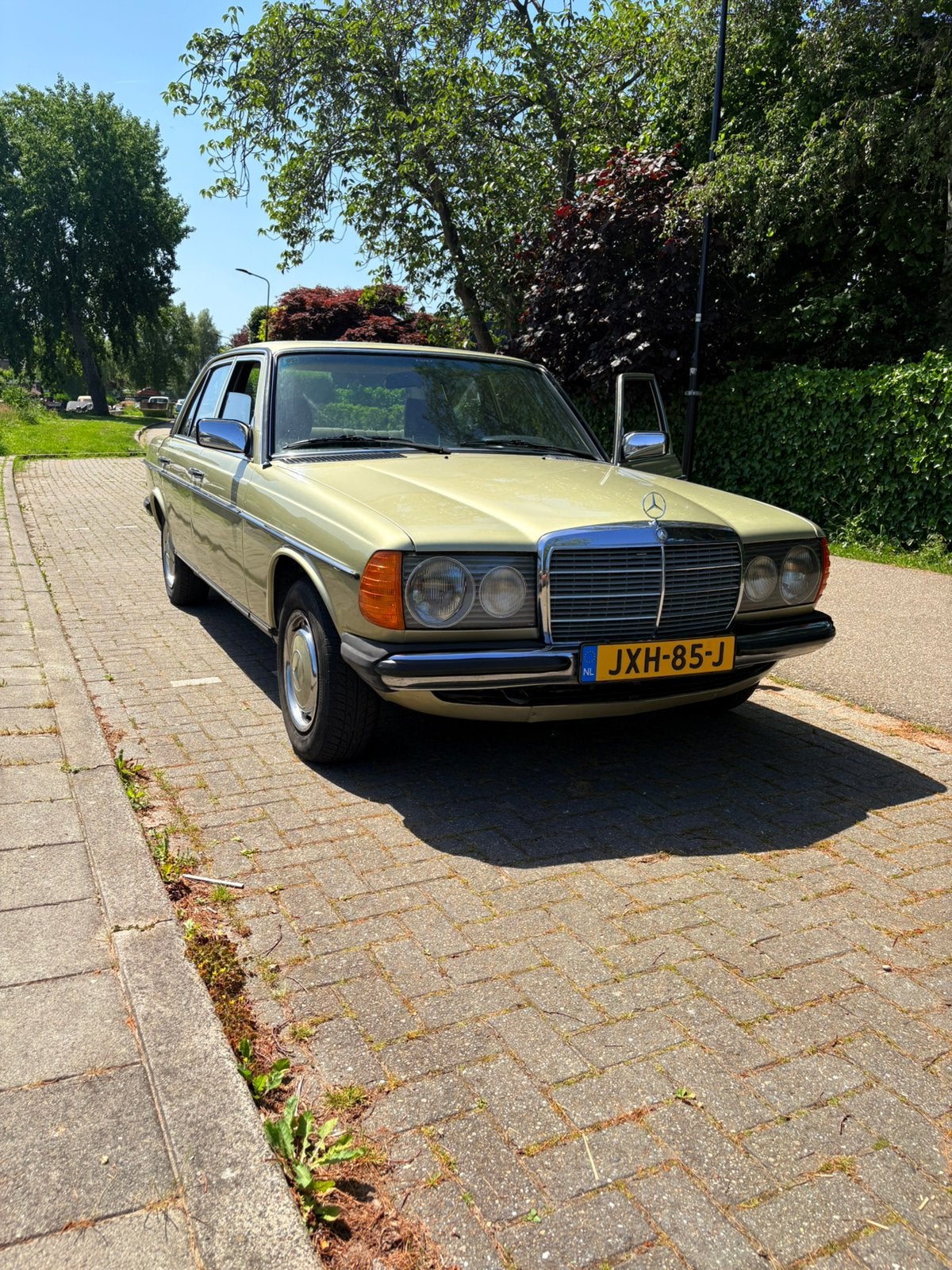 Mercedes 300D W123 5-bak | roestvrij | 1e eigenaar | groen, Auto's, 1345 kg, 23 km/l, Overige kleuren, Particulier