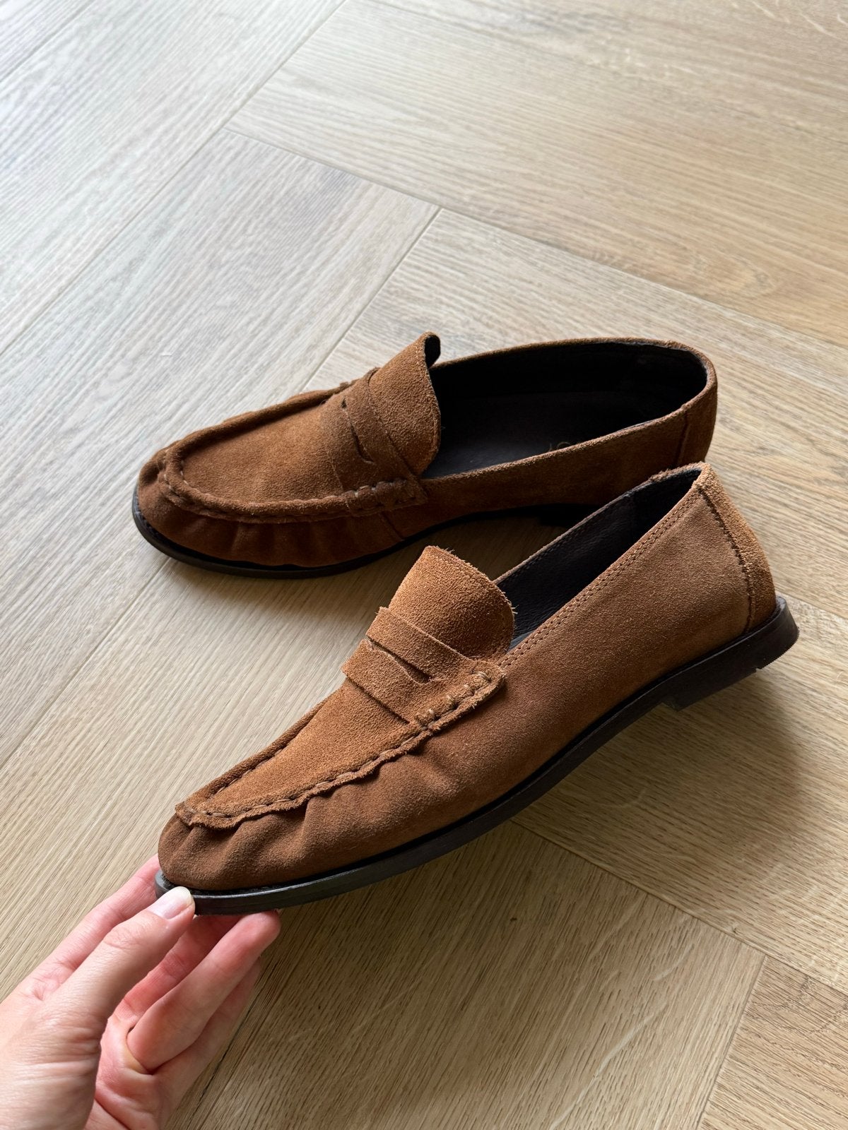Sissy-Boy suède loafers - Lichtbruin - Maat 39, Kleding | Dames, Bruin, Instappers, Nieuw, Ophalen of Verzenden