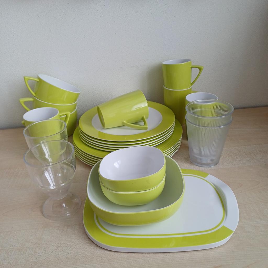 Mepal camping servies.
27 delig, Caravans en Kamperen, Ophalen of Verzenden
