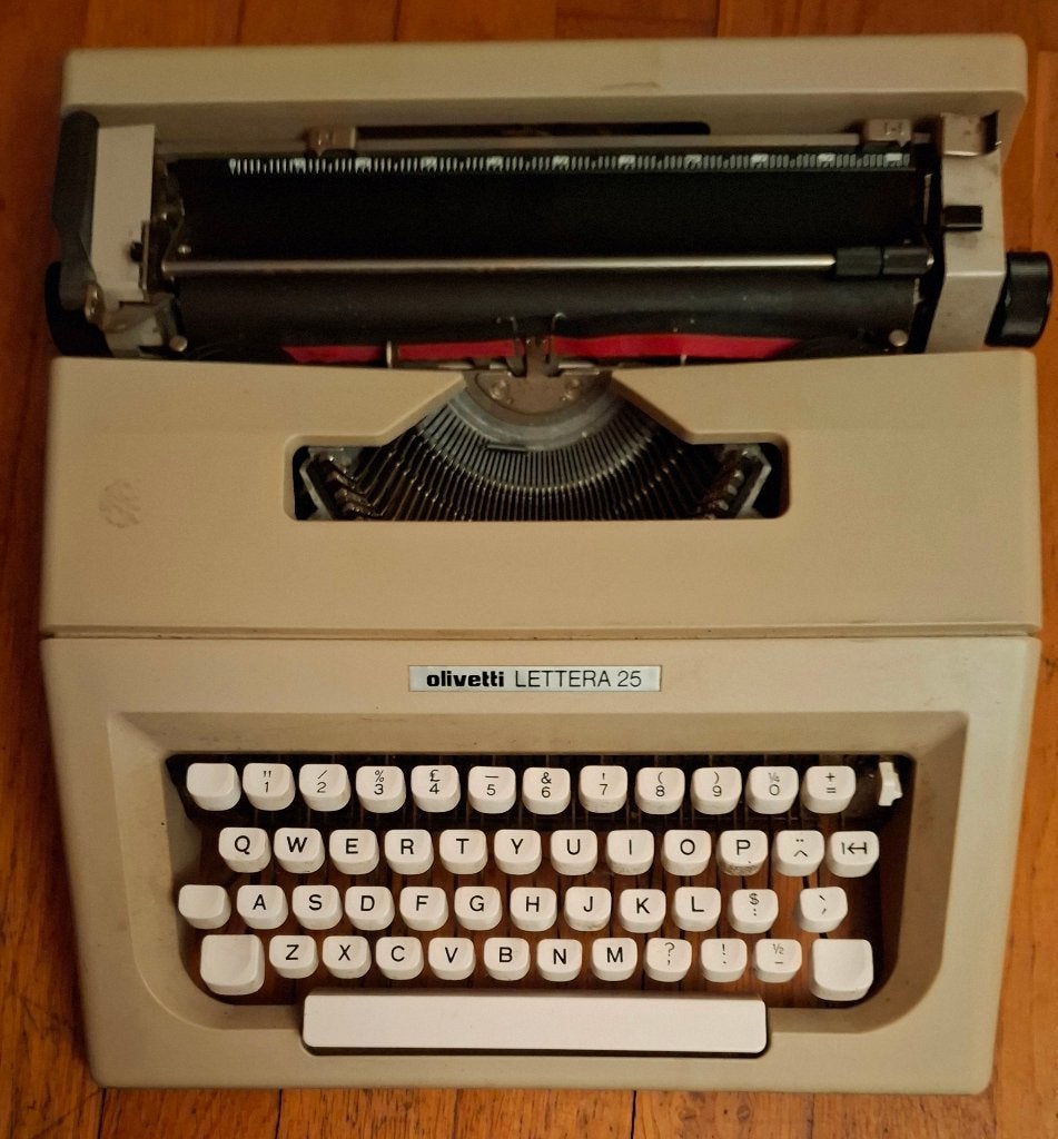 Vintage Olivetti - LETTERA 25 Typemachine, Diversen, Ophalen of Verzenden, Gebruikt