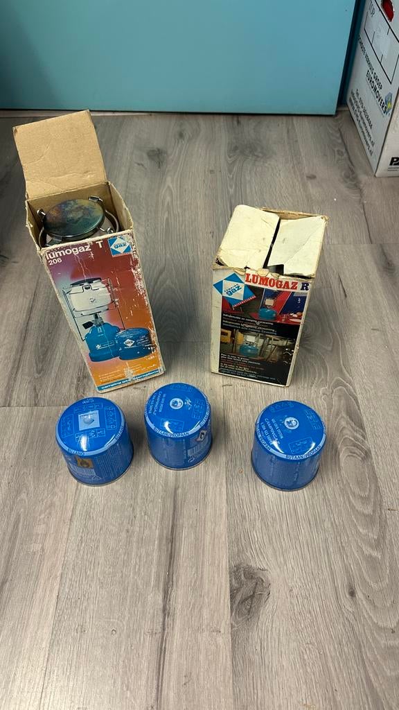 Kampeerspullen, Ophalen, Gebruikt