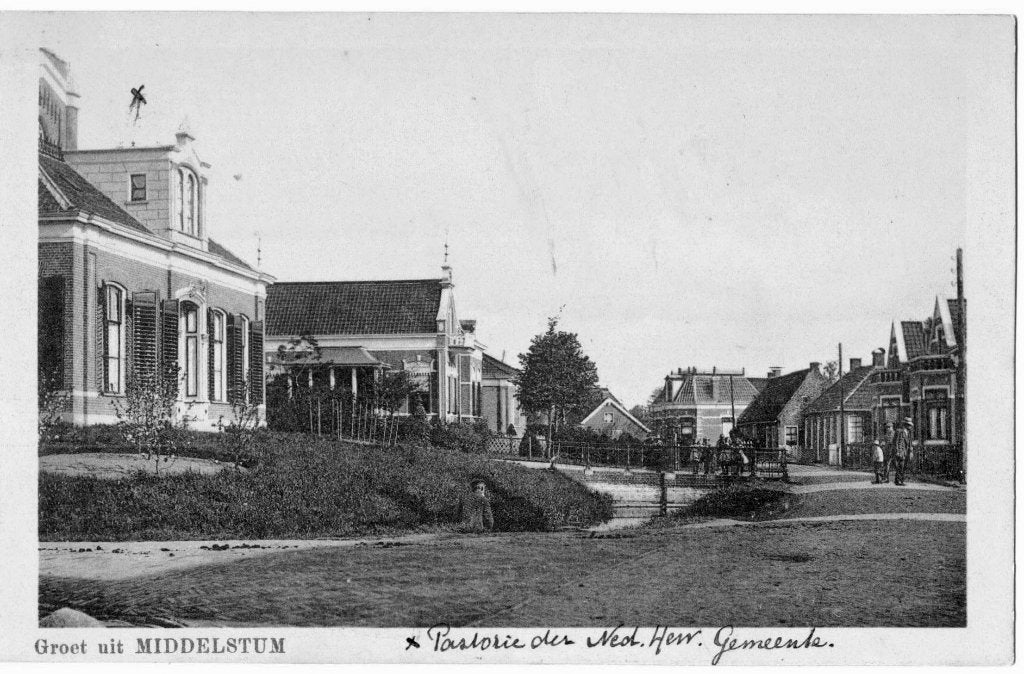 Middelstum, pastorie gereformeerde kerk, Burchtstraat, Verzenden, Ongelopen, Groningen