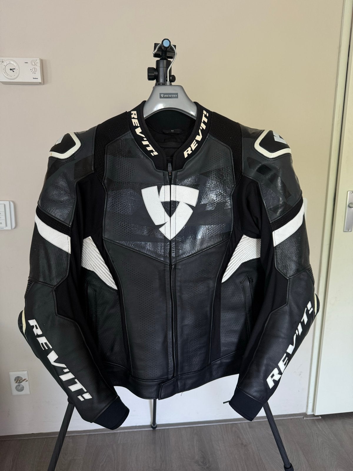 REV'IT! Leren Motorjas Maat 54, Motoren, Kleding | Motorkleding, Ophalen of Verzenden, Tweedehands, Heren, Jas | leer