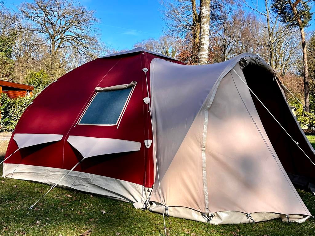 ️⛺️Karsten 300 oppompbare tent + comfortluifel + afsluitwand, Caravans en Kamperen, Tenten, Ophalen, Tot en met 4
