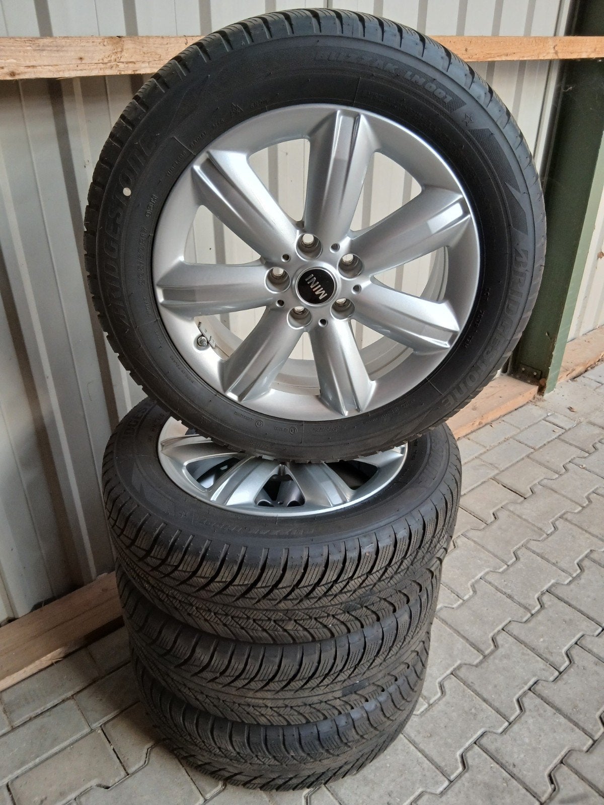 17 inch velgen MINI COUNTRYMAN F60 Styling 539 WINTERSETJE, Auto-onderdelen, Gebruikt, Banden en Velgen, 17 inch, Personenwagen
