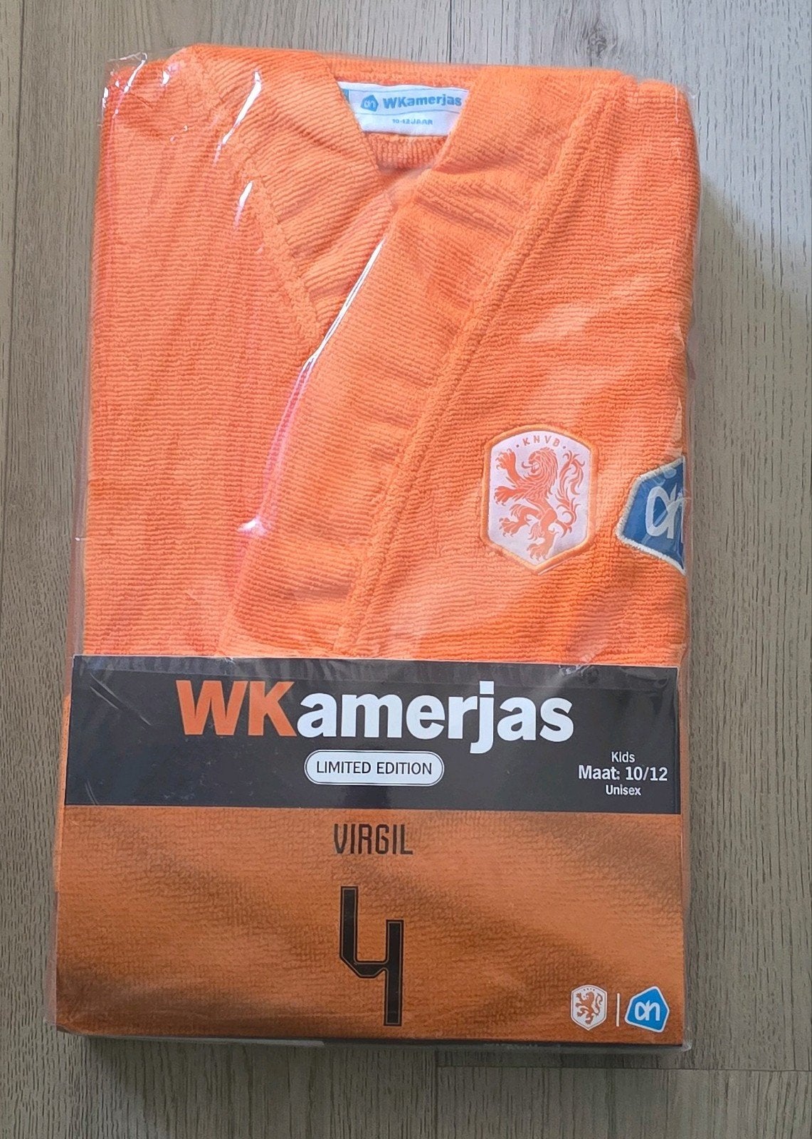 Wk kamerjas wk badjas virgil van dijk maat 10/12 jaar, Albert Heijn, Ophalen of Verzenden