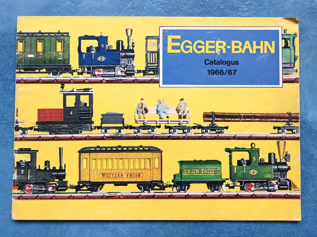 Egger-Bahn catalogus 1966-1967, Smalspoor HOe, Hobby en Vrije tijd, Modeltreinen | H0, Overige merken, Gebruikt, Gelijkstroom of Wisselstroom