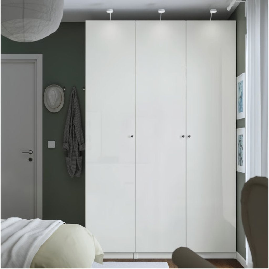 3x IKEA PAX kastdeuren 50x229cm - hoogglans wit (Fardal), Huis en Inrichting, Ophalen, Hoogglans wit, 200 cm of meer, 50 tot 100 cm