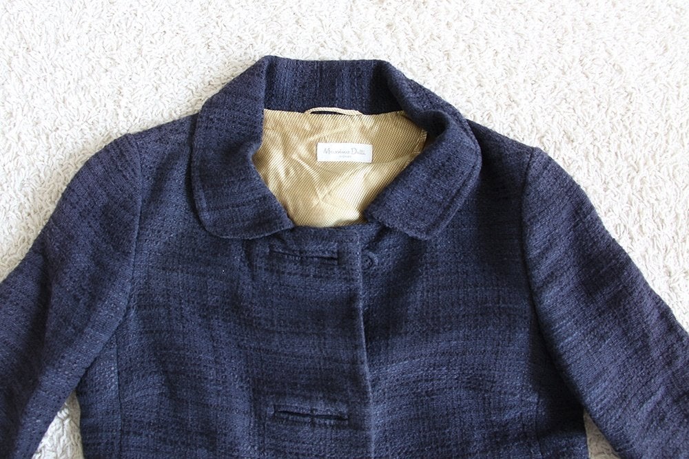 Prachtig Massimo Dutti Jasje (Maat 40) - 86 € 35,-, Maat 38/40 (M), Massimo Dutti, Blauw, Ophalen of Verzenden