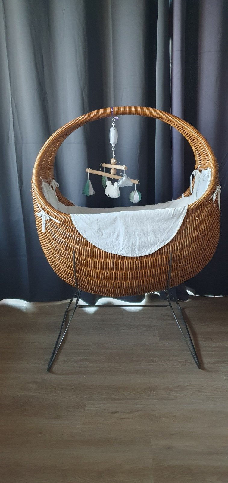 Celine wieg met bekleding, Kinderen en Baby's, Babywiegjes en Ledikanten, Ophalen, Zo goed als nieuw, Wieg