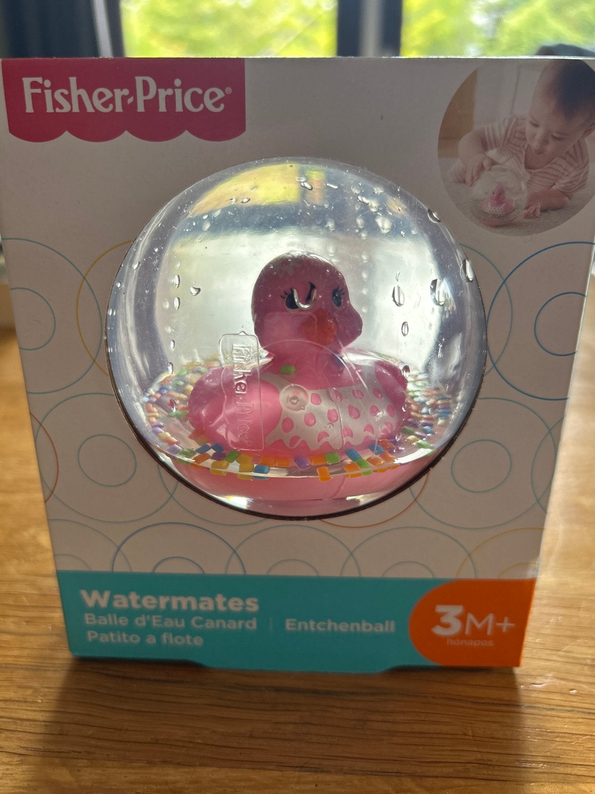 Nieuw: Fisher-Price Watermates badeendje  rose, Ophalen of Verzenden, Nieuw, Overige typen