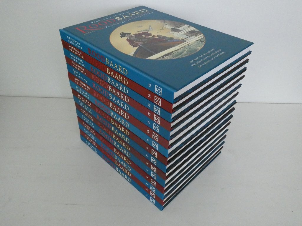 Roodbaard ~ Complete serie Integrale hardcovers 1 t/m 15, Complete serie of reeks, Ophalen of Verzenden, Zo goed als nieuw, Hubinon, Victor, Thos, Yves