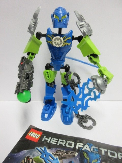Hero factory dl 2 6222 6227 6283 7145 7147 7148 7156 6157..., Lego, Ophalen of Verzenden, Zo goed als nieuw, Compleet