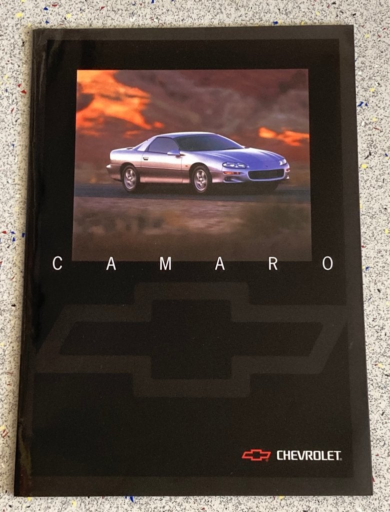 Chevrolet Camaro Brochure 1999 - Zeldzaam Collecters Item, Chevrolet, Chevrolet, Ophalen of Verzenden, Zo goed als nieuw