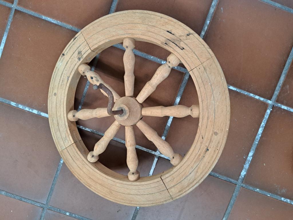 Antiek Spinnewiel Onderdelen - Vintage Hout, Hobby en Vrije tijd, Spinnewielen en Spinnen, Ophalen of Verzenden, Gebruikt, Onderdelen en Toebehoren