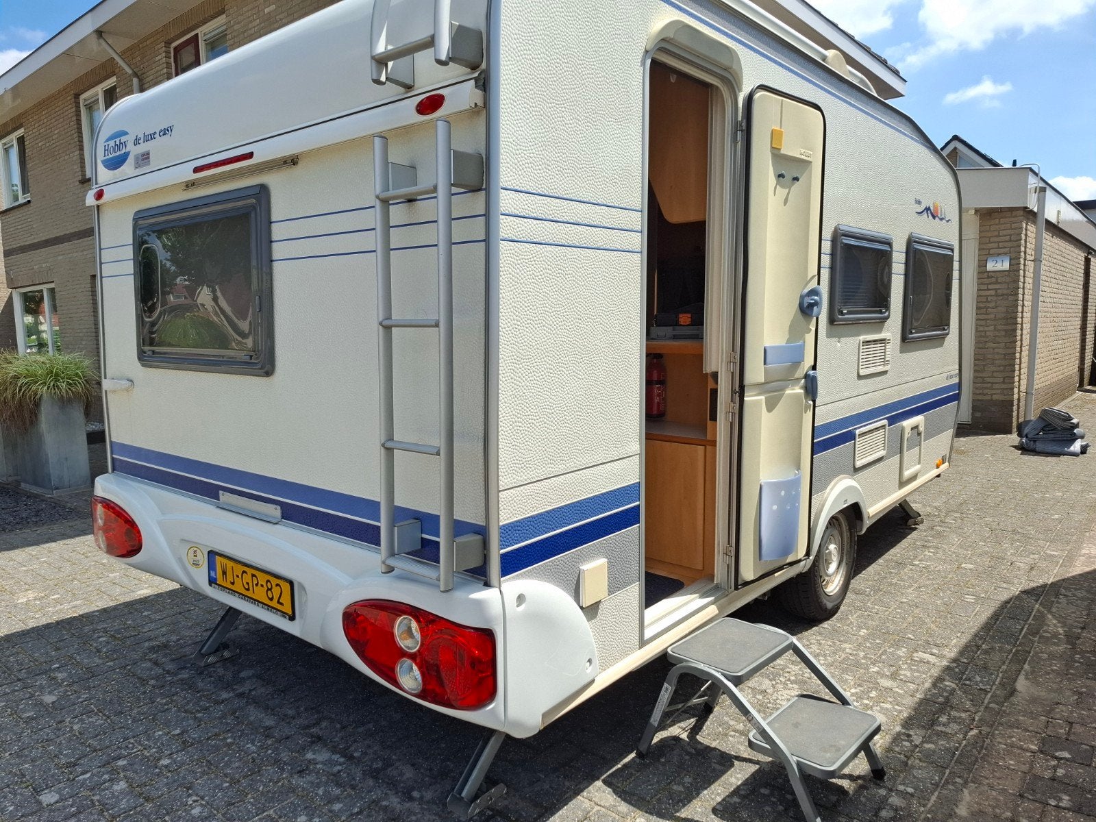 Hobby 440 SF caravan, Hobby, Dwarsbed, Treinzit, Particulier