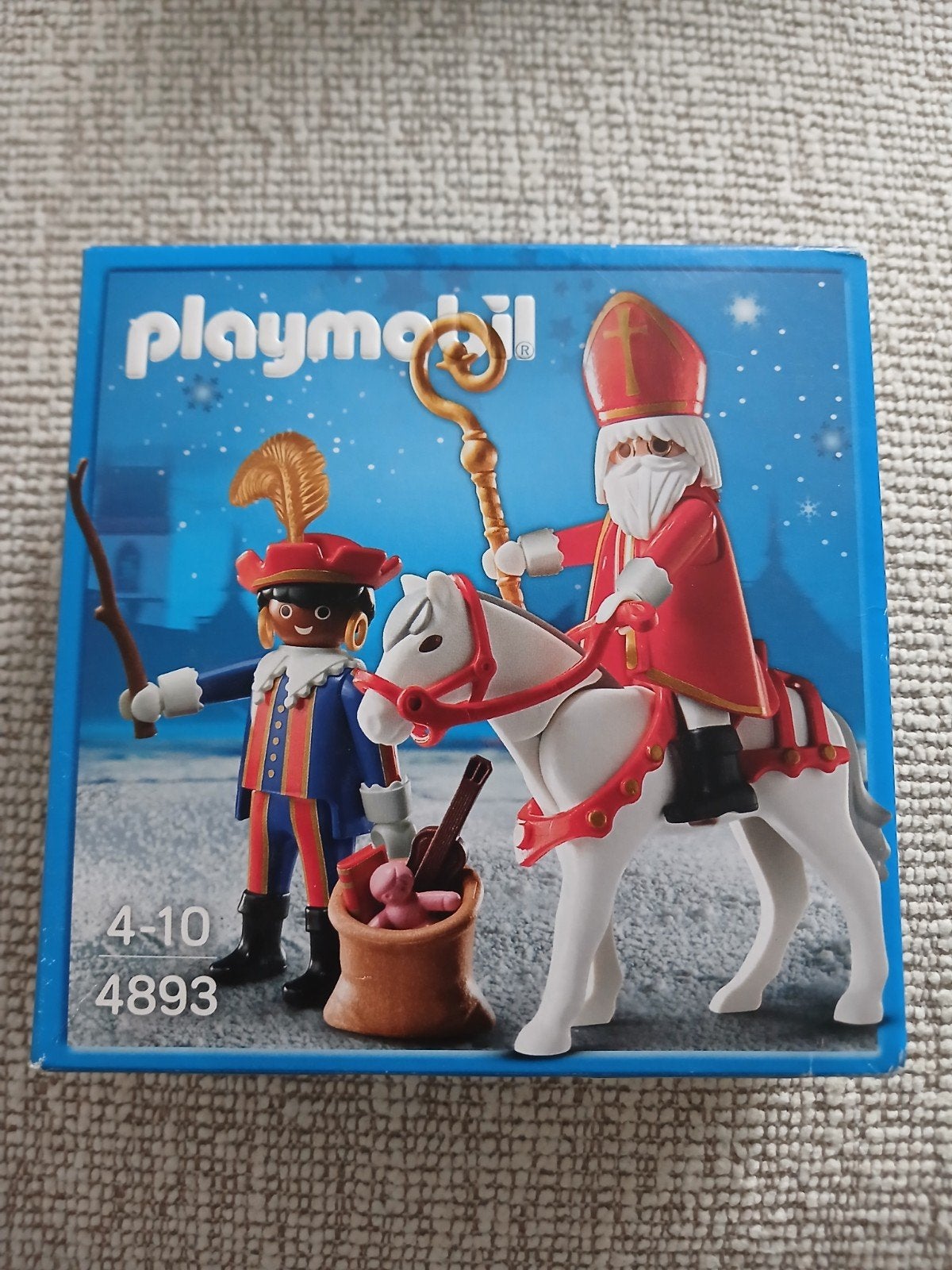 Playmobil Sinterklaas en Piet met paard (set 4893), Kinderen en Baby's, Speelgoed | Playmobil, Complete set, Nieuw, Ophalen of Verzenden