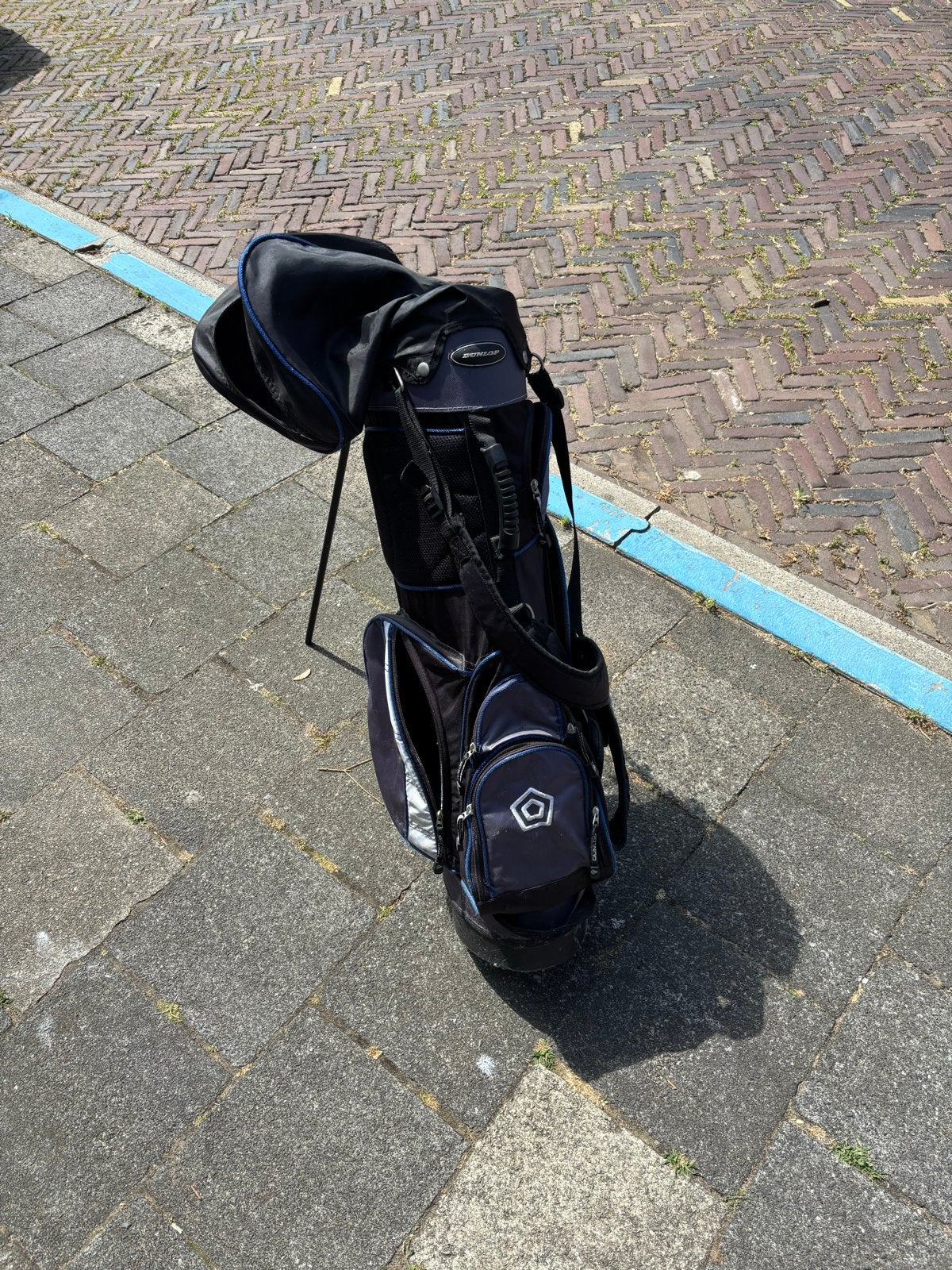 Golfset: Golftas met oude Titleist clubs en drivers, Sport en Fitness, Golf, Ophalen, Gebruikt, Tas, Overige merken