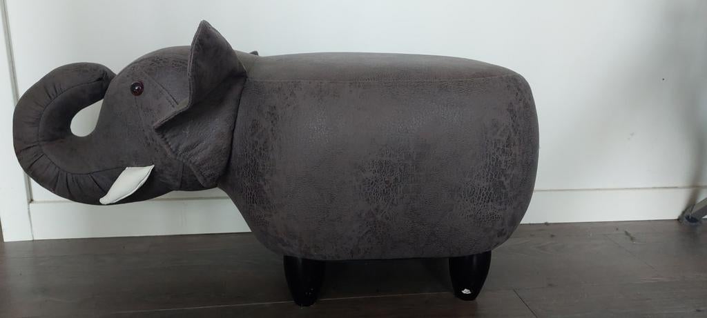 Leuke olifant poef, Ophalen, Gebruikt, Kinderkamer, Speels, Modern, 75 tot 100 cm