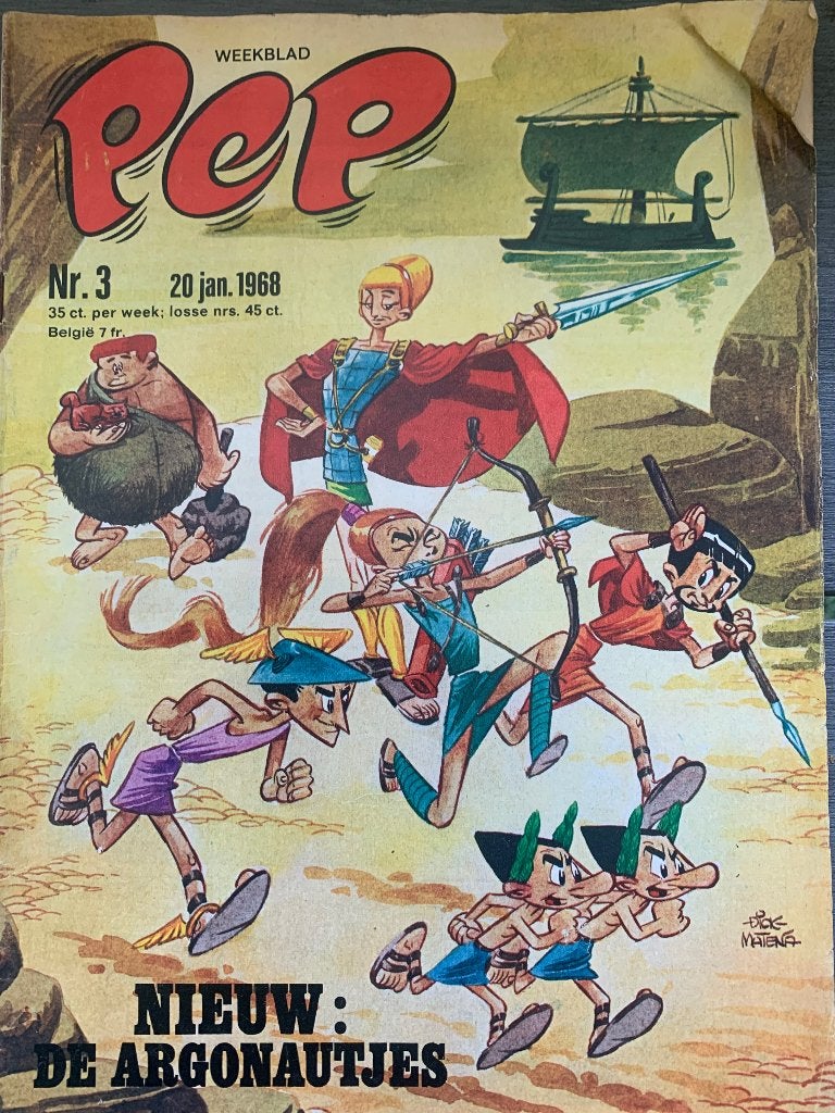 Weekblad PEP nr 3 -januari 1968, Boeken, Eén stripboek, Ophalen of Verzenden, Gelezen