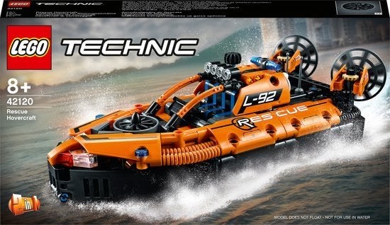 Lego Technic 42120 Reddingshovercraft (compleet), Ophalen of Verzenden, Gebruikt