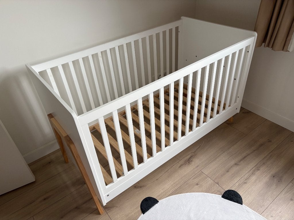 Petite Amélie meegroeibed | complete set baby & peuter, Lattenbodem, Gebruikt, 70 tot 85 cm, 140 tot 160 cm