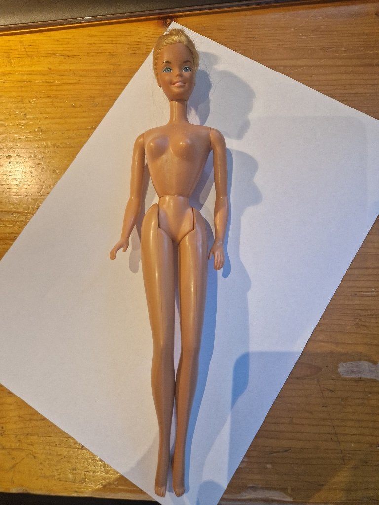 Barbiepop met toebehoren, Ophalen, Gebruikt, Pop