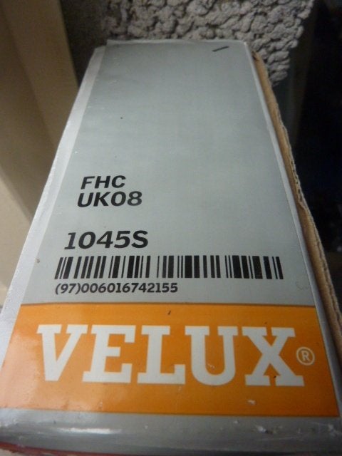 Nieuwe Velux verduisterend plissé gordijn / UK08 (134x140), Verduisterend, Wit, Nieuw, Ophalen of Verzenden