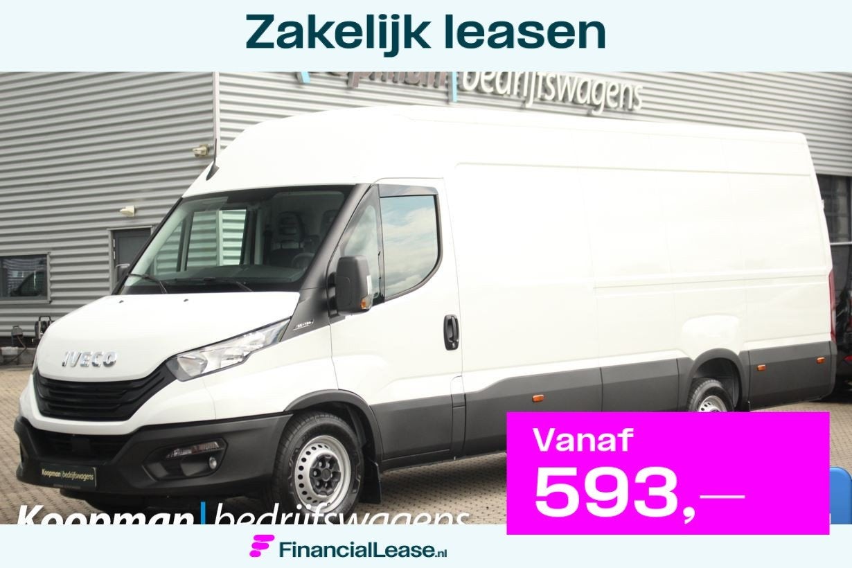 Iveco Daily 35S16V 2.3 160pk 410L L4H2 | Gev. Stoel | Cruise, Achterwielaandrijving, Iveco, Wit, Origineel Nederlands