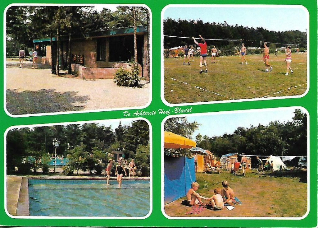 Bladel- -4-luik., Verzamelen, Ansichtkaarten | Nederland, Verzenden, 1980 tot heden, Gelopen, Noord-Brabant