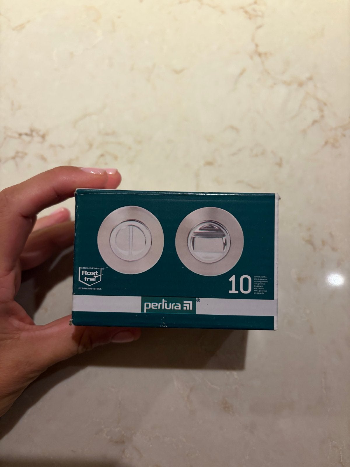 Pertura toilet slot - Nieuw in verpakking, Ophalen of Verzenden, Nieuw, Rvs, Slot