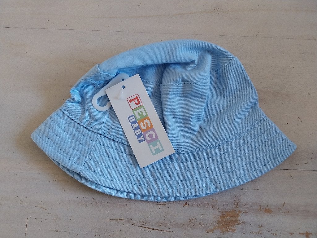 Pesci licht blauw baby zomer hoedje 0-3 maanden NIEUW, Jongetje of Meisje, Hoed, Pesci, Nieuw