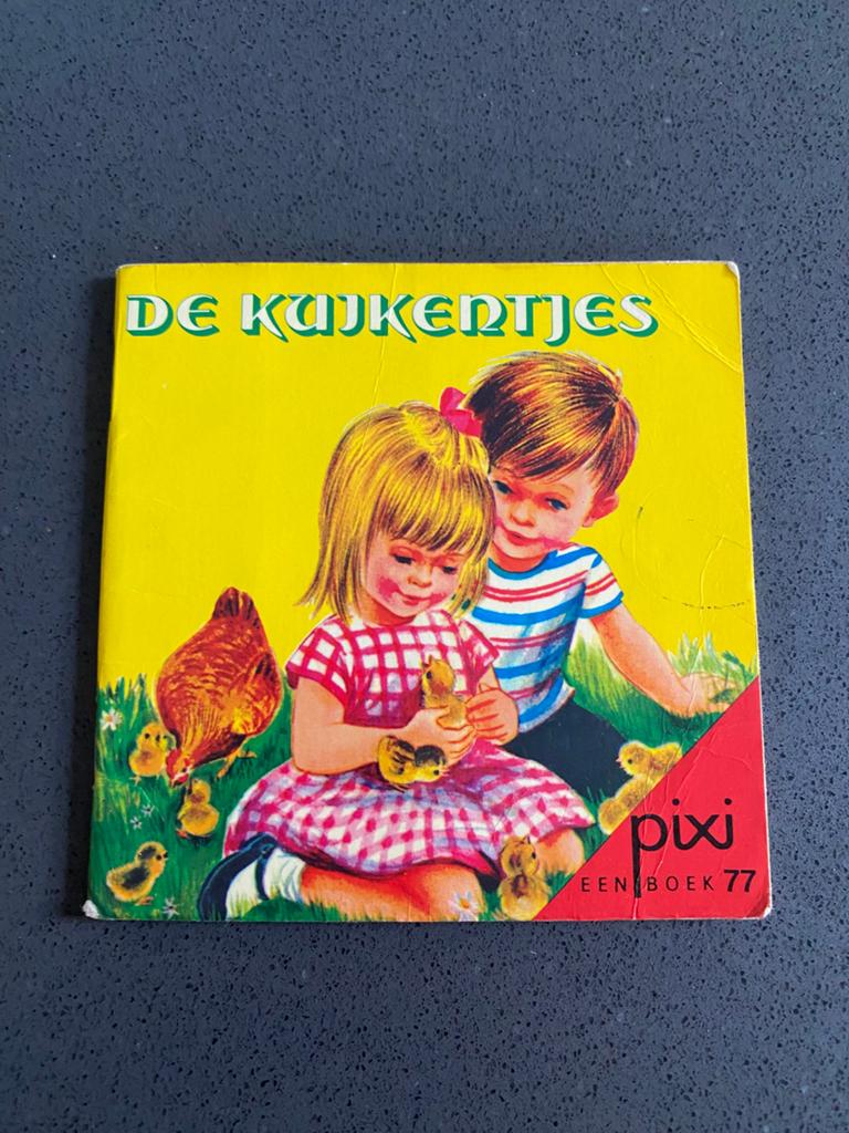 Vintage Pixi Boek nr 77 - De kuikentjes, Boeken, Kinderboeken | Kleuters, Ophalen of Verzenden, Gelezen