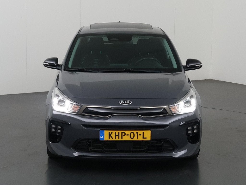 Kia Rio 1.0 T-GDi MHEV GT-Line | Schuif/Kanteldak | Stoel/St, Auto's, Kia, 450 kg, Gebruikt, Euro 6, Leder en Stof