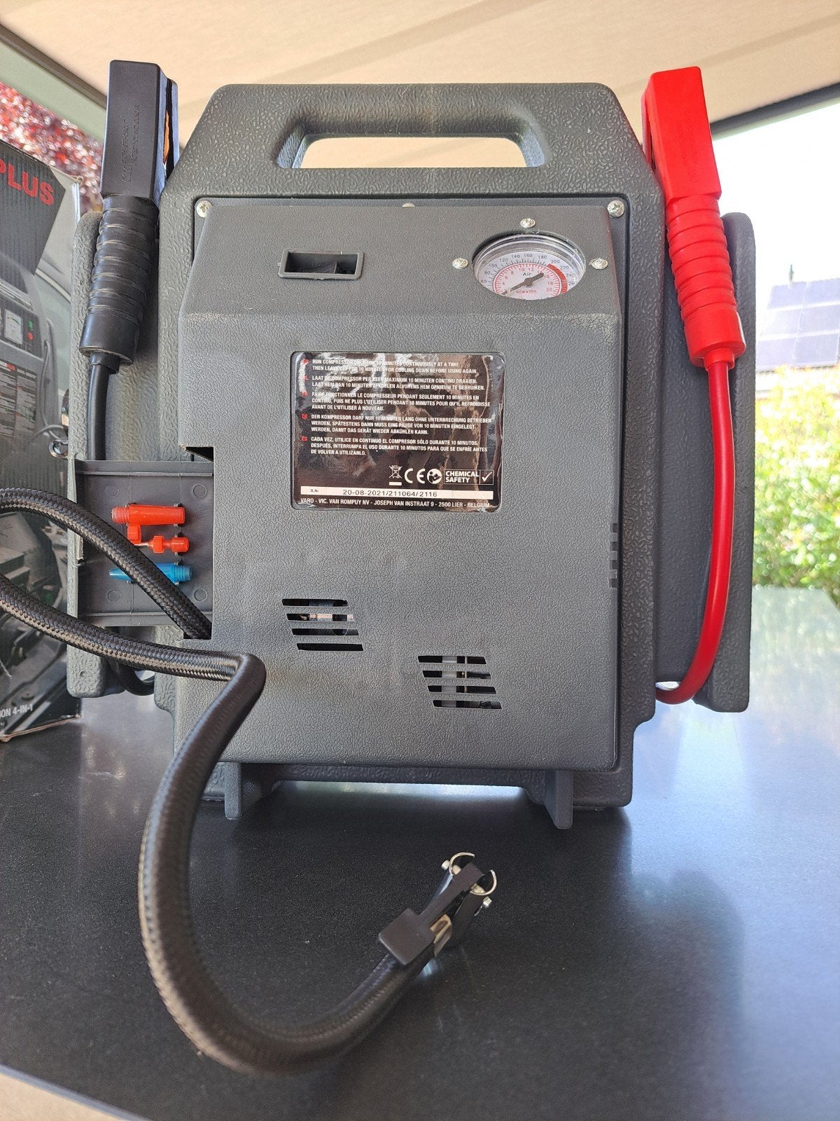 Power Station 4-in-1: Startbooster, Compressor, Lamp, USB, Auto diversen, Jumpstarters, Ophalen of Verzenden