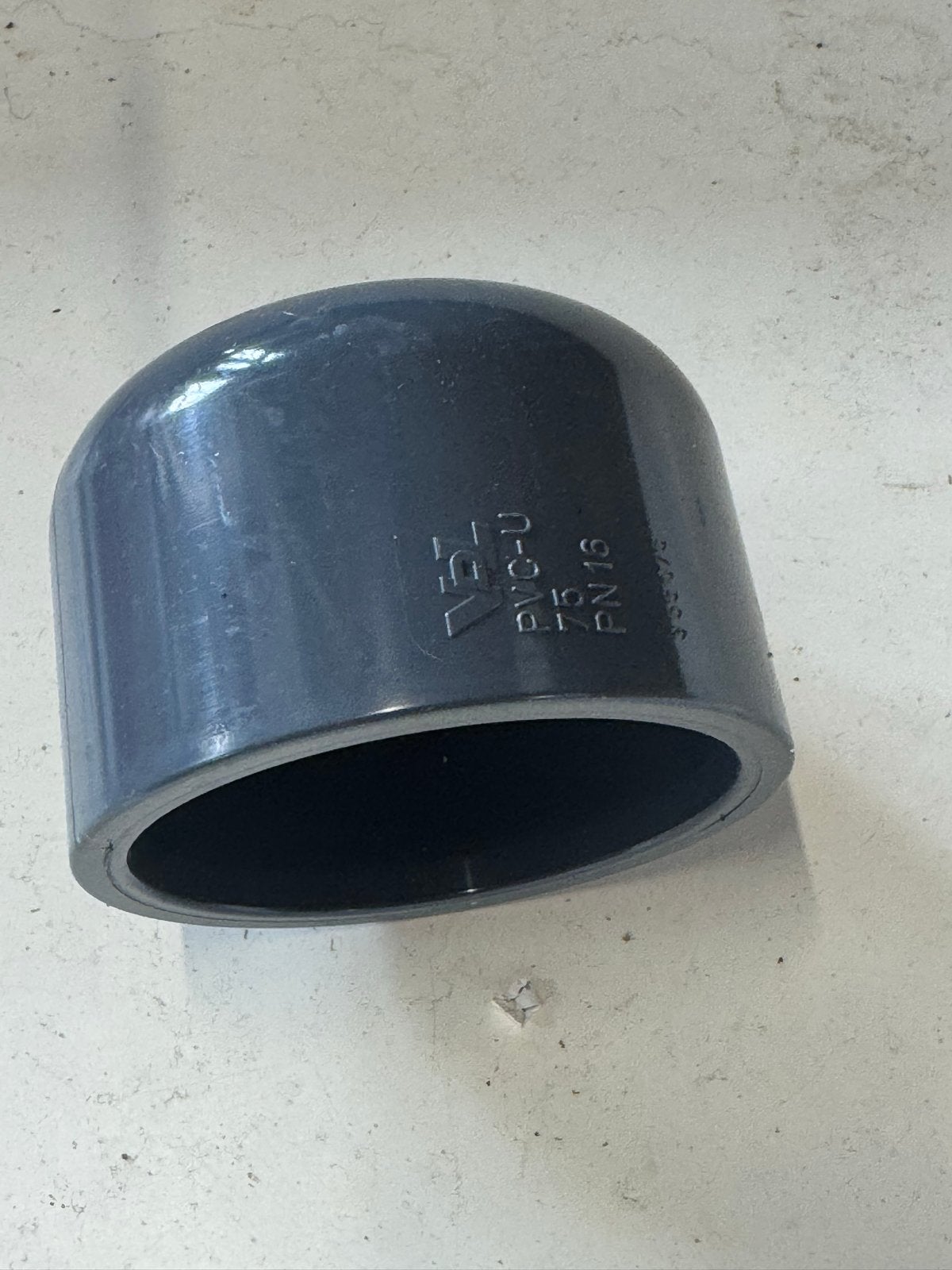 40x PVC-U Eindkap PN16 - 75mm, Ophalen, Pvc, Overige typen, 60 tot 80 mm