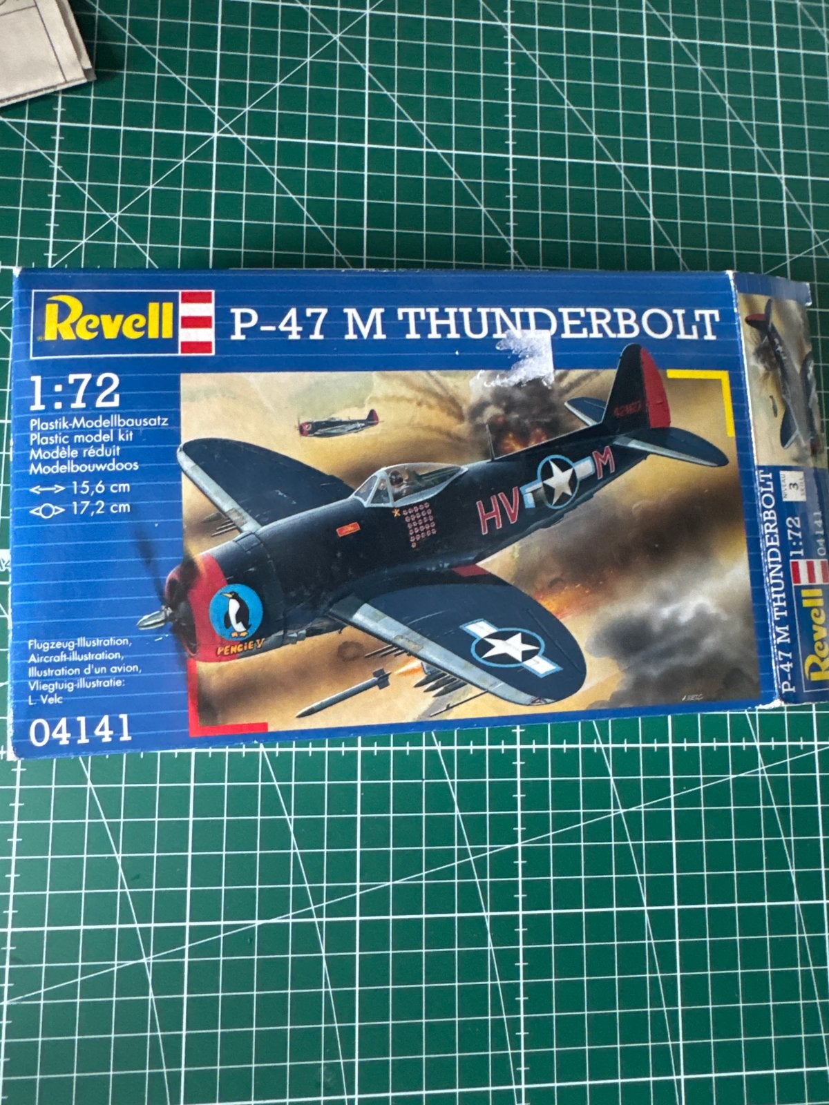 Revell P-47 M Thunderbolt 1/72 modelbouw, 1:72 tot 1:144, Gebruikt, Revell, Ophalen of Verzenden