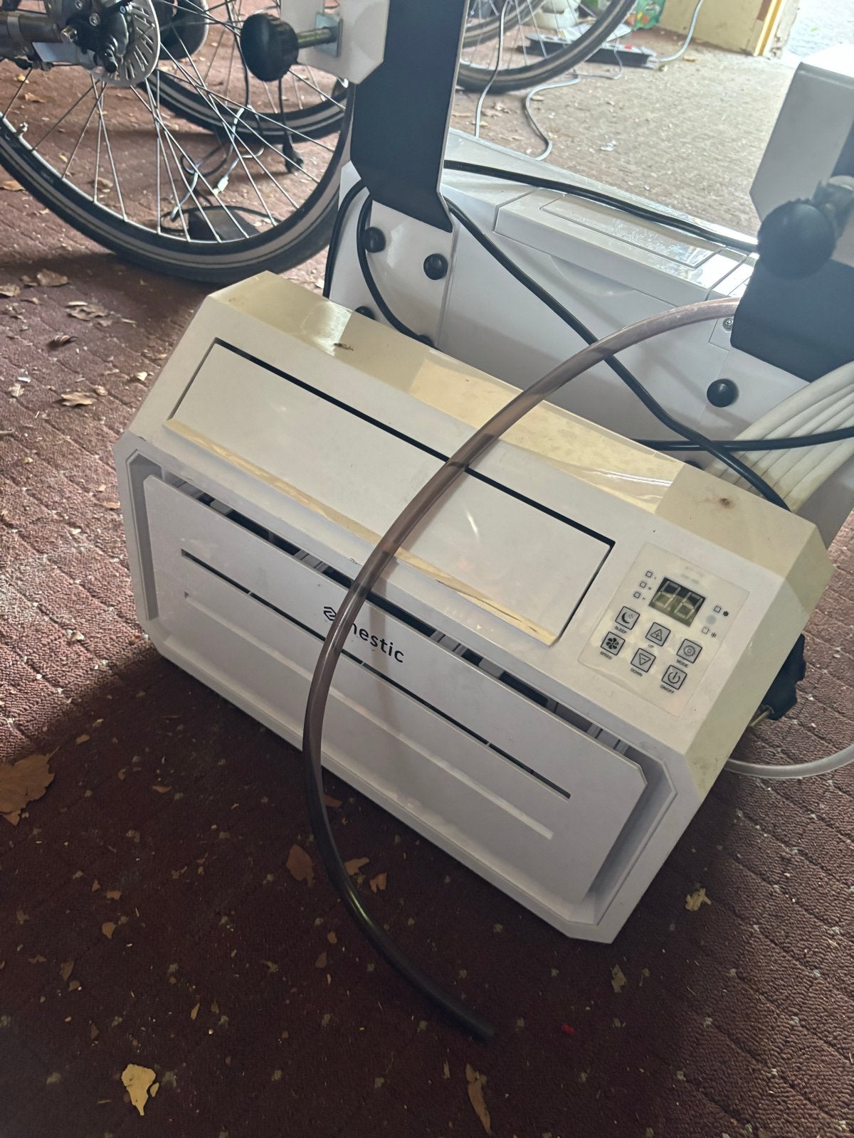 Mestic Mobiele Airco - Koelen en Ontvochtigen, Gebruikt, Minder dan 60 m³, 3 snelheden of meer, Ophalen of Verzenden
