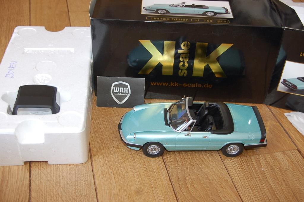 1:18 ALFA ROMEO SPIDER TYPE 3 gummilippe KK models WRH, Verzenden, Zo goed als nieuw, Auto, Overige merken