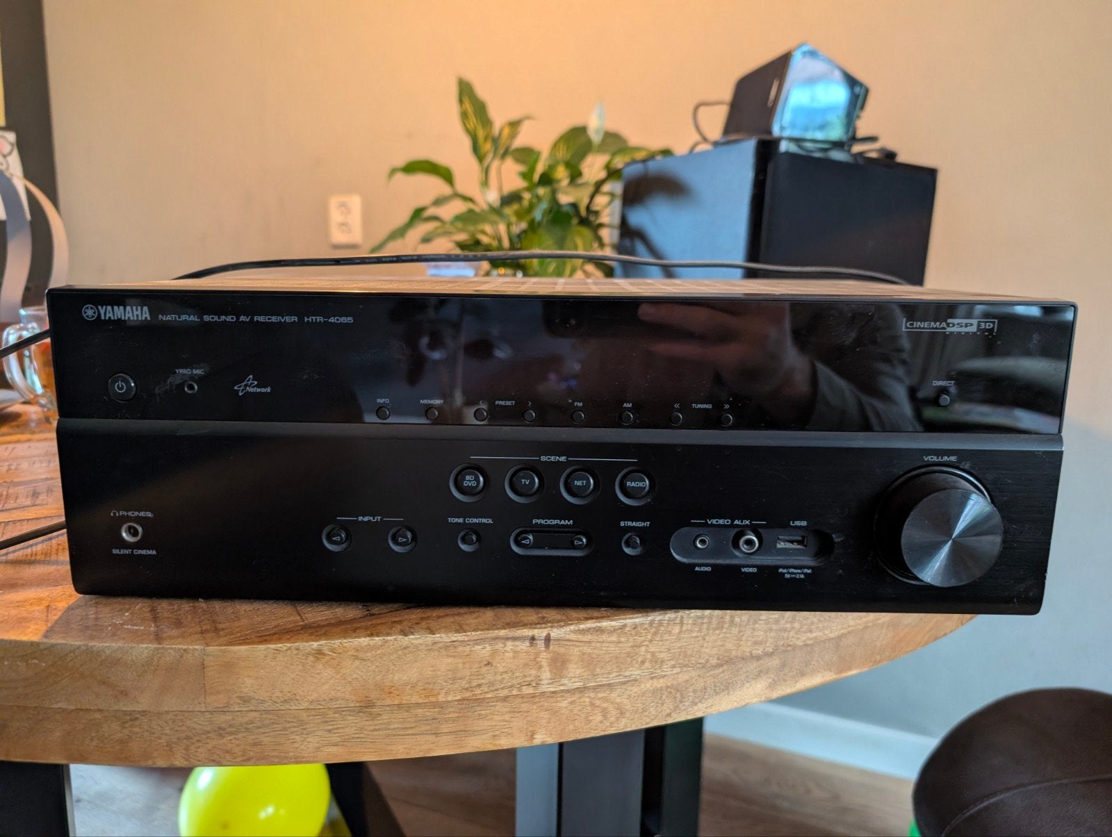 Yamaha HTR-4065 Receiver met 5.1 luidsprekersysteem, Ophalen, Gebruikt, 120 watt of meer, Yamaha