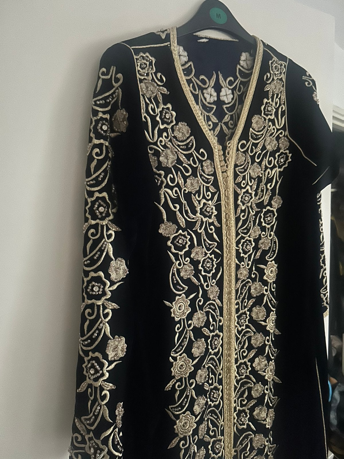 Leuke marokkaanse vrouwlijke jabadour te koop, Kleding | Dames, Gelegenheidskleding, Ophalen, Overige typen, Blauw, Maat 36 (S)