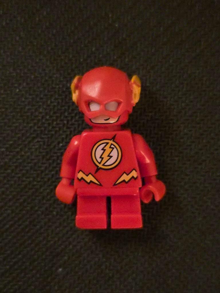 LEGO The Flash Minifiguur - DC Comics Super Heroes, Aastvej 1, 7190 Billund, Denemarken, Overige typen, Ophalen of Verzenden, Zo goed als nieuw