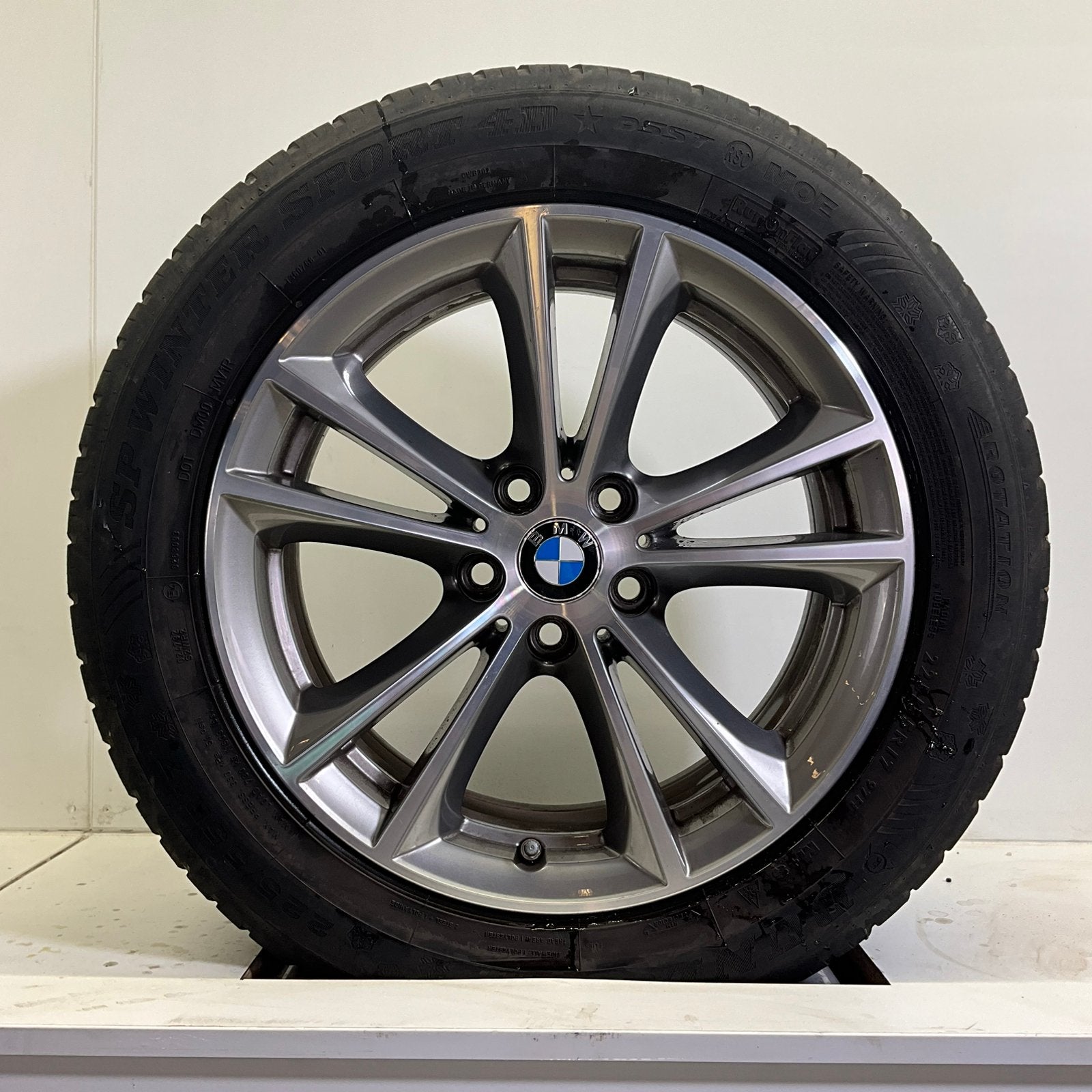 BMW 5 SERIE G30 G31 SET VELGEN + WINTERBANDEN 17 INCH 631, Auto-onderdelen, Banden en Velgen, Ophalen, Gebruikt, Banden en Velgen
