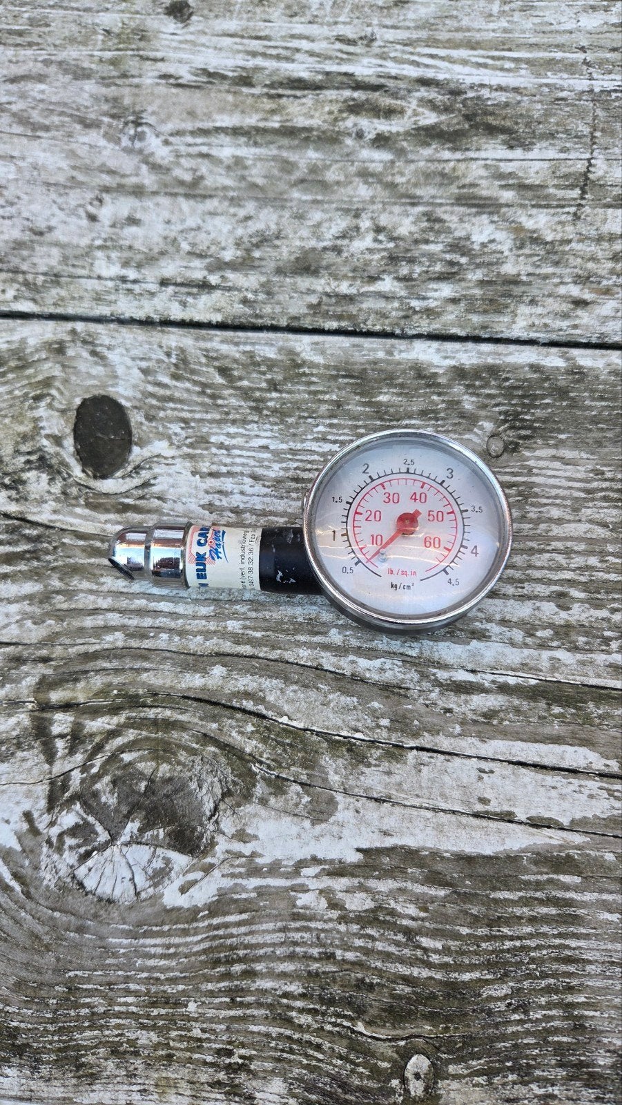 Bandenspanningsmeter voor auto of fiets, Ophalen, Zo goed als nieuw